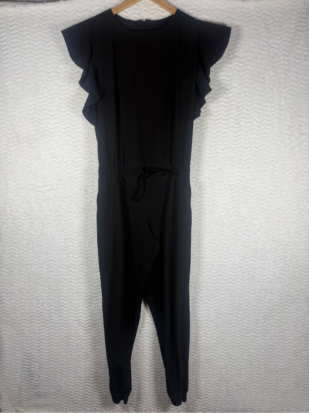 Albion Black Ruffle Sleeve Jumpsuit. Classy work casual 😊